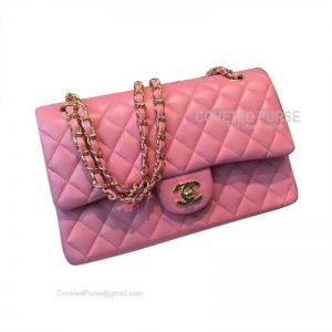 Chanel Jumbo Flap Bag Pink Lambskin With Gold HW