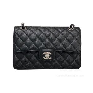 Chanel Small Black Caviar Flap Bag with SHW