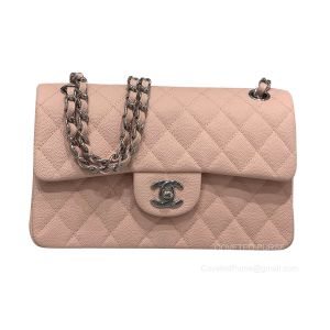 Chanel Small Sakura Pink Caviar Flap Bag with SHW