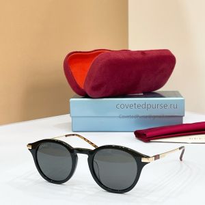 Gucci GG1890SA Round Sunglasses Black