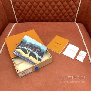 Louis Vuitton Island Blue Slender Wallet M29742
