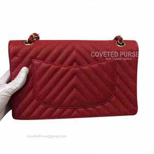 Chanel replica flap Red Calfskin review 